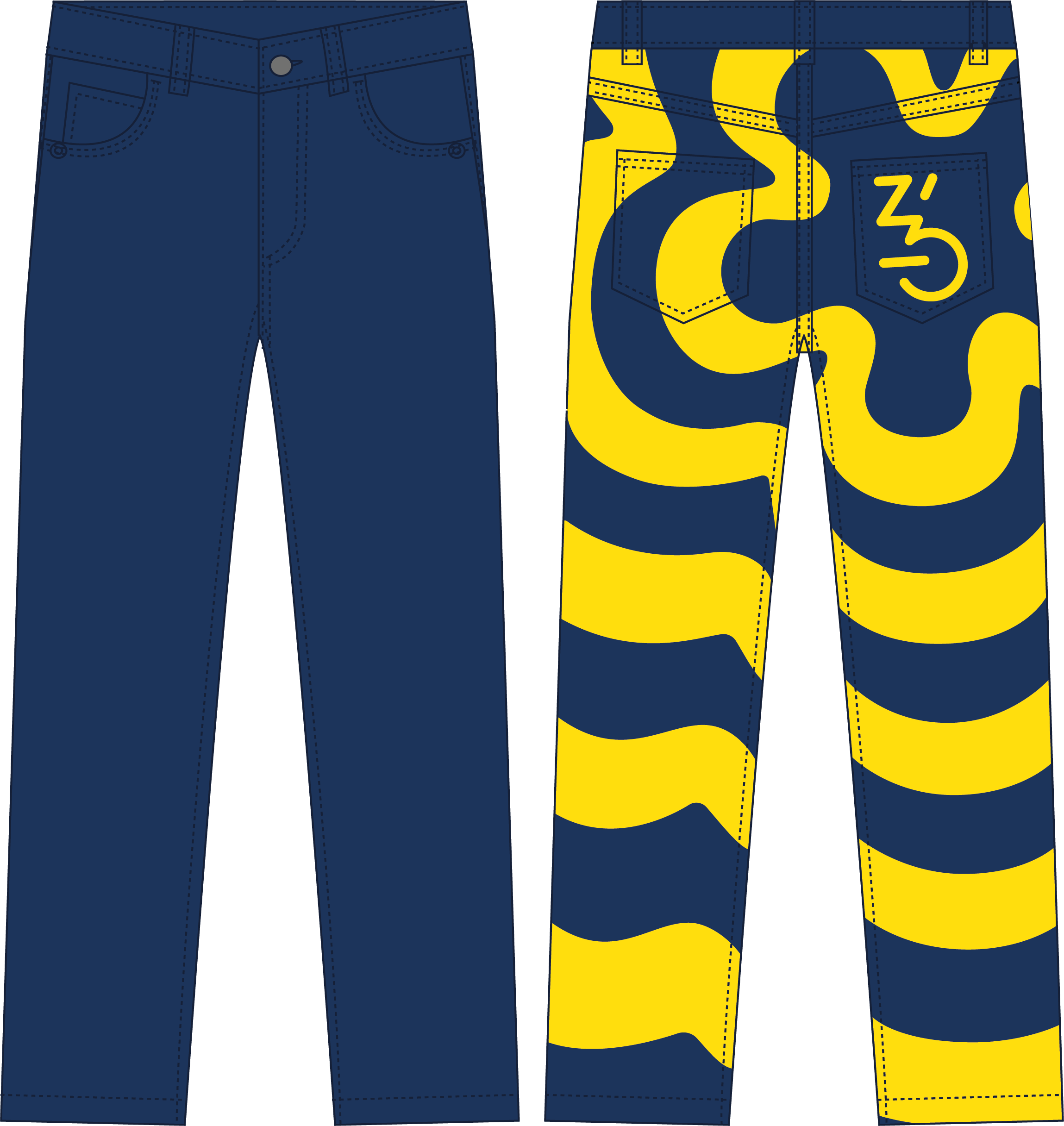 JAH JEANS YELLOW